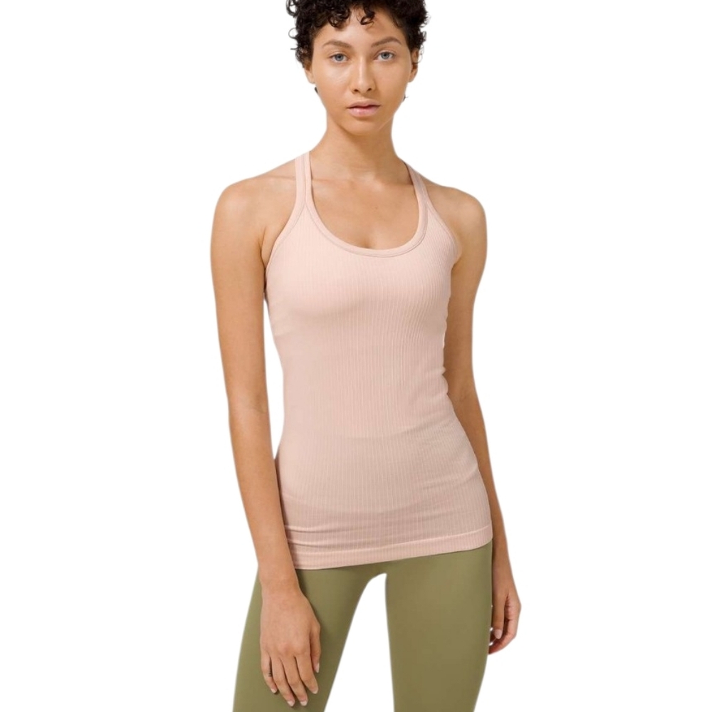 Lululemon Ebb To Street Tank *Light Support For B/C Cup Silk Rose